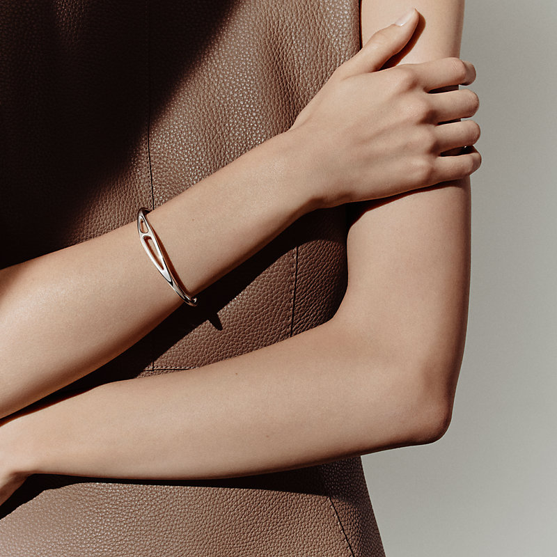 Chaine d'ancre Punk bracelet - Silver | Hermès Mainland China